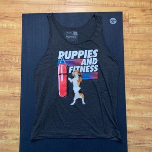 PUPPIES AND FITNESS Boxing Beagle Tank Top